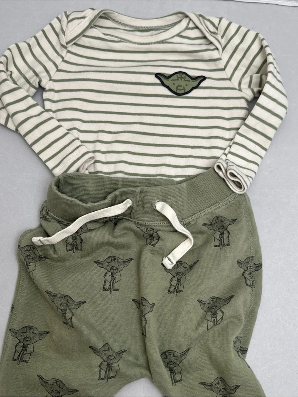 Baby Gap Star Wars Yoda & Chewbacca 3-Piece Outfit Set 18-24M